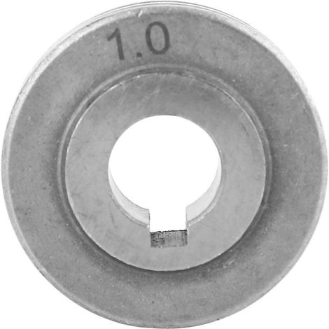 Drahtvorschubrolle aus Edelstahl 0,8/1,0/1,2/1,4/1,6 Schweißdraht-Führungsrad (1,0 mm)
