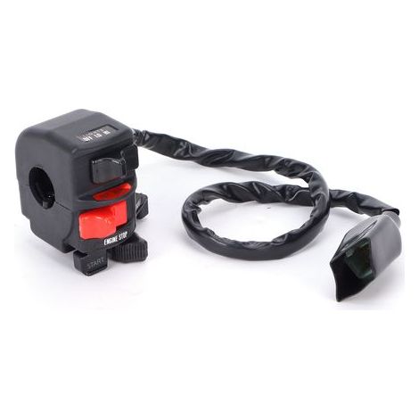 Interruptor de arranque/parada del faro izquierdo 46091-1462 para Kawasaki Bayou KLF 300 88-04 (1/5)