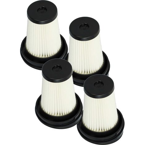 vhbw 4x Flachfaltenfilter kompatibel mit ETA Moneto 5449 Aqua Plus Handstaubsauger, Staubsauger - Filterelement