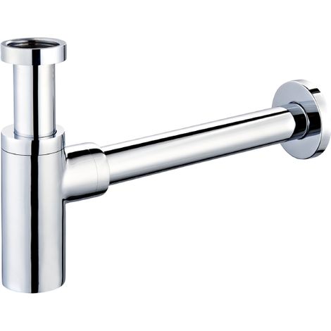 Sifone di scarico d'arredo in ottone per lavabo VENUS - Cromato Lucido (1/2)