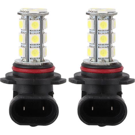 2x HID Blanc HB3 9005 18SMD 5050 LED Voiture DRL Brouillard Conduite Phare Ampoule Lampe 12V (1/5)
