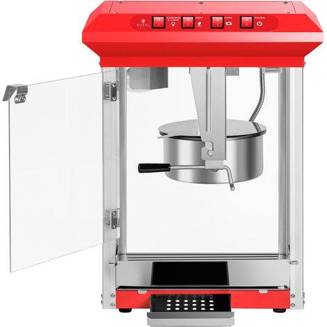 Macchina per popcorn rossa - 8 once 140002346