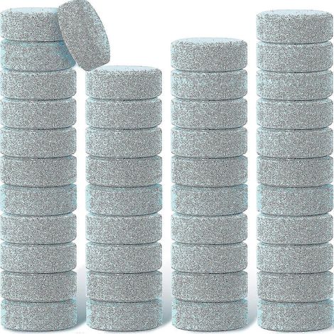 60 pastilles effervescentes pour lave-glace de voiture, concentrées et nettoyantes pour pare-brise.