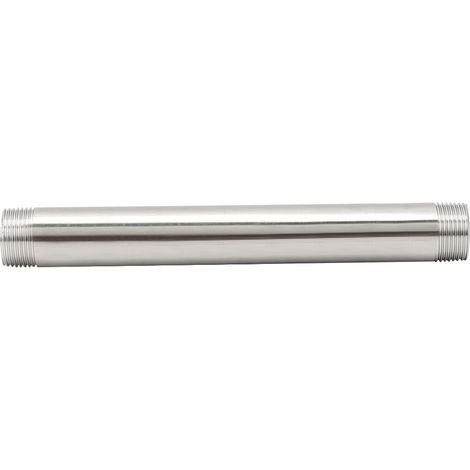 Raccord de tuyauterie mâle fileté en acier inoxydable, adaptateur, 20 cm, tige d'extension filetée mâle G3/4, 20 cm (1/5)
