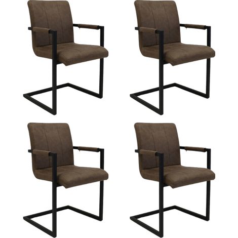 Ensemble de 4 Chaises de Salle à Manger Industrielles Jackson (1/5)