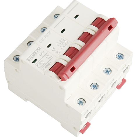 Disjoncteur DC 1000V 50A pour Panneaux Solaires Photovoltaïques, Protection Haute Puissance 6000A (1/5)