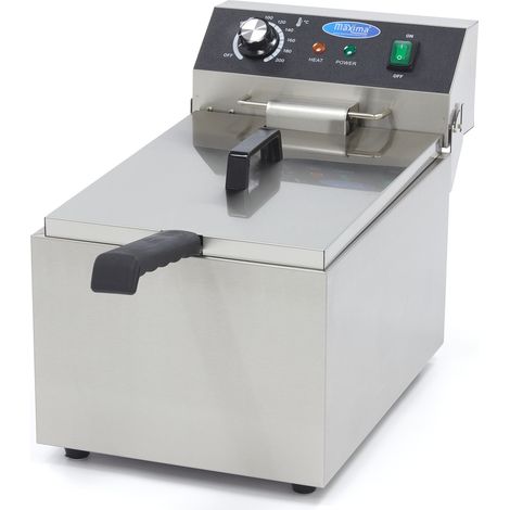 Friteuse professionnelle - 11L - 1 panier - 1,4 kg de frites - Maxima