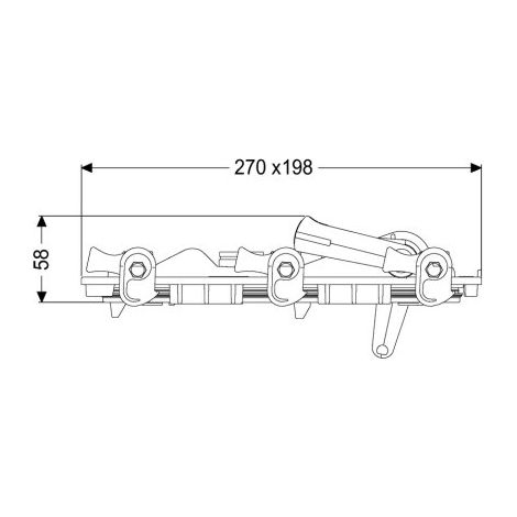 KESSEL 70262 Couvercle de verrouillage Staufix