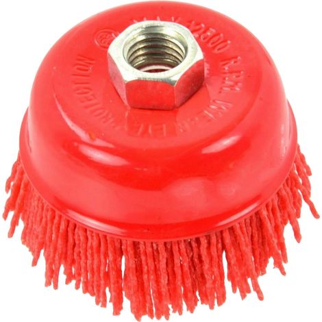 Nylon-Draht-Frontbürste 75 mm M14 (100) (1/5)