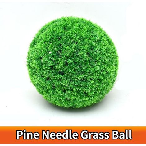 1 pièces plantes artificielles boule d'herbe verte pour la maison jardin boule de cour - PineNeedle GrassBall-Outer Diameter 23cm