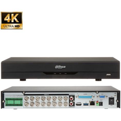 Dahua XVR 16 canali AI WizSense 1HDD - XVR5116HE-4KL-I3 (4K)