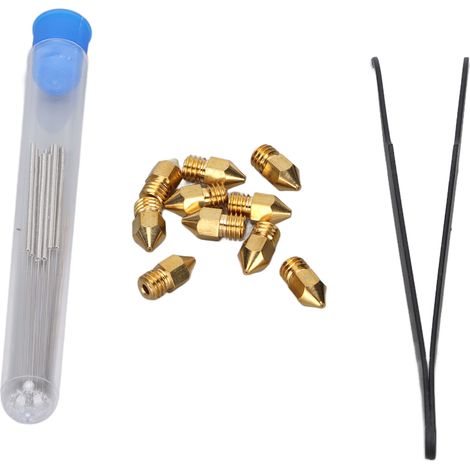 Pinces de Nettoyage Acier Inox pour Imprimante 3D, Aiguille et Buse Laiton MK8 - Accessoires Imprimante 3D (1/5)