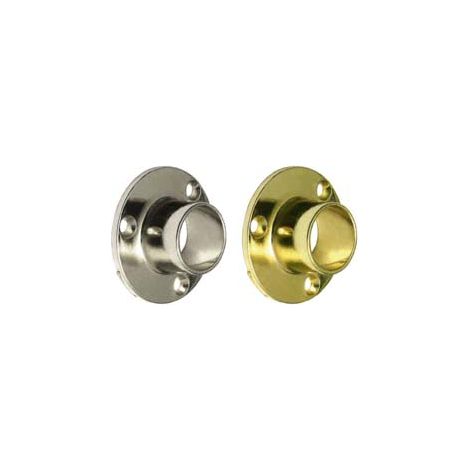 REGGITUBO A GHIERA FISSO- - ø mm.25, cromato - 5 pezzi