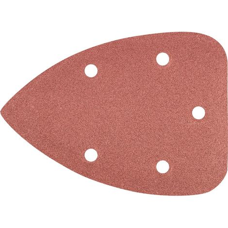 Papier abrasif Graphite delta velcro extraction poussière 5 pcs