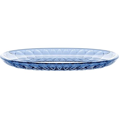 VASSOIO OVALE PICCOLO 'VANITY' BLU GUZZINI