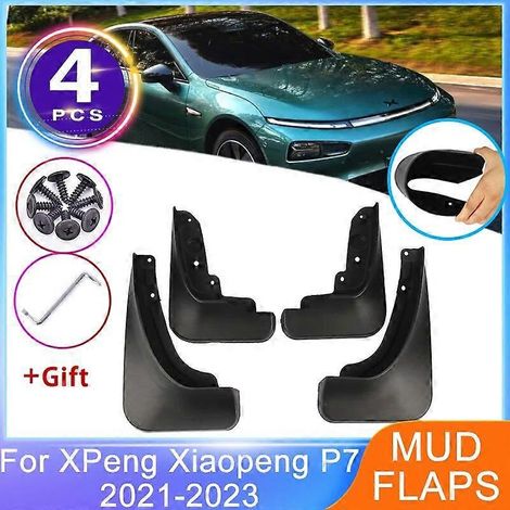 4 Stück Schmutzfänger für XPeng Xiaopeng P7 20212023 Kotflügel Spritzschutz Schmutzfänger Schmutzfänger Neues Upgrade Auto Styling Auto Zubehör--