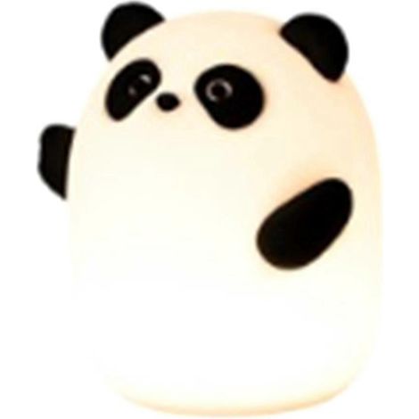 Panda-Nachtlampe, 3-stufige Lampe aus lebensmittelechtem Silikon für die Schlafzimmerdekoration