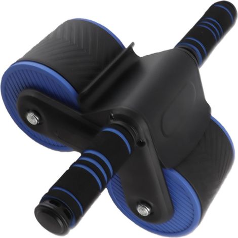 Rouleau de Roues Abdominales pour Salle de Sport à Domicile, avec étagère pour Téléphone Portable et Conception Silencieuse pour un Entraînement Complet du Corps, Matériau ABS (1/5)