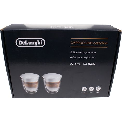 6 Tasse Set in Cappuccino für die Delonghi -Kaffeemaschine 551328441