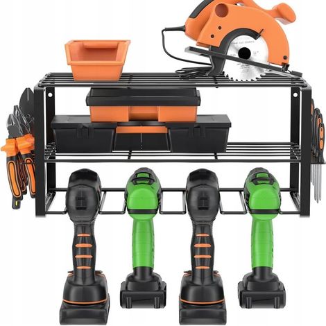 ORGANIZADOR DE PARED PARA HERRAMIENTAS EL脡CTRICAS Y DESTORNILLADORES - COLGADOR DE HERRAMIENTAS TMY (1/4)