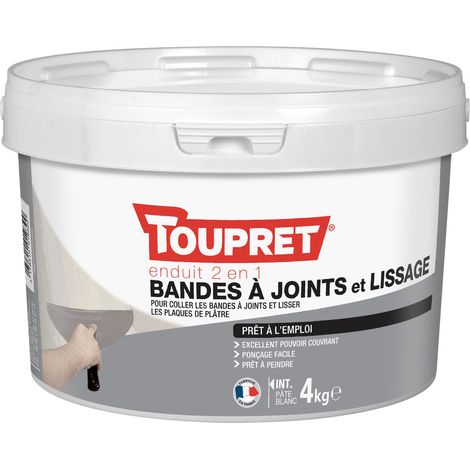 Fugen- und Glättspachtel 2-in-1 Bandagen 4kg