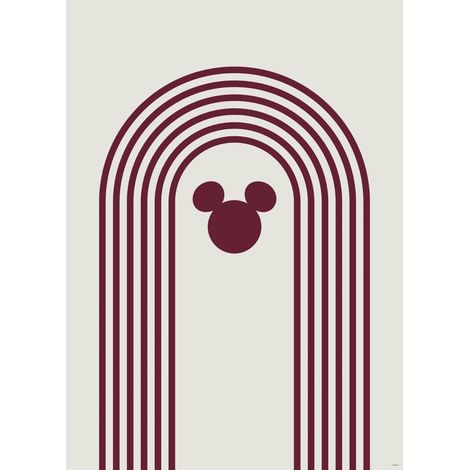 Poster d'art Minimal Mickey 30 x 40 cm (1/3)