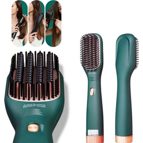 TRADE SHOP - Spazzola Ad Aria Elettrica Multifunzionale Asciuga Pettina Capelli 1000w Q-m623 - (1/5)