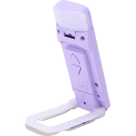 Lampe de lecture multifonctionnelle à pince, USB, 5 niveaux de luminosité, 3 couleurs, minuterie, marque-page. (1/5)