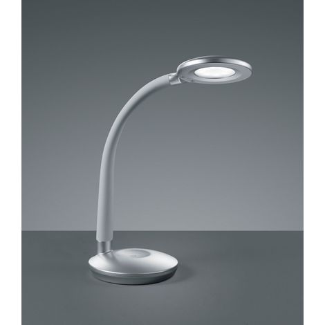 Lampada tavolo da Interno a LED in Plastica Titanio