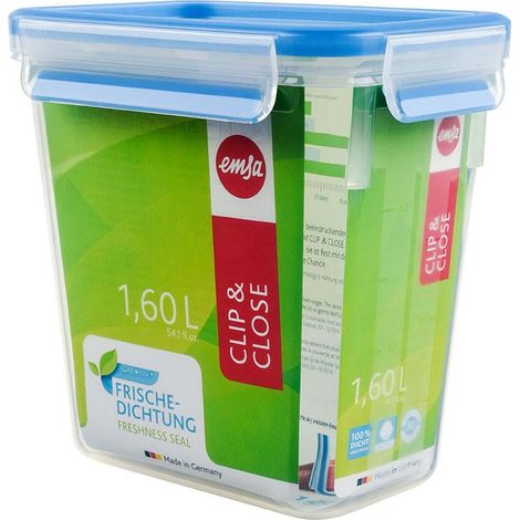 EMSA 508543 boîte hermétique alimentaire Rectangulaire 1,5 L Transparent 6 pièce(s)