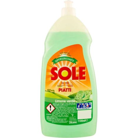Detersivo Piatti al limone Verde 1Lt