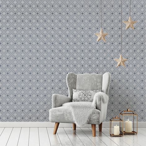 Sticker effet papier peint - GUDRUN - 30x30cm (1/5)