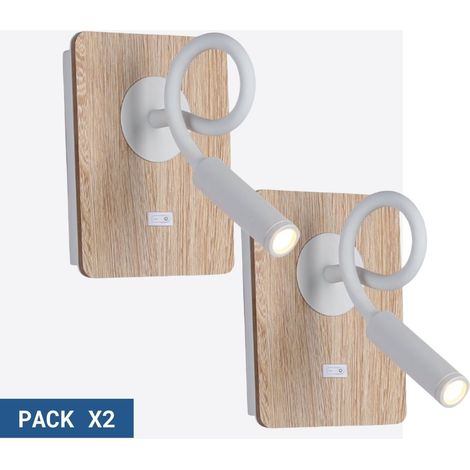 Pack X 2 - Aplique De Pared Flexible Para Lectura "LONDON" - (1/5)