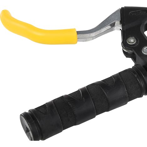 1 Paire Poignées de Vélo en Silicone Antidérapantes Jaunes Pliables pour VTT (1/4)