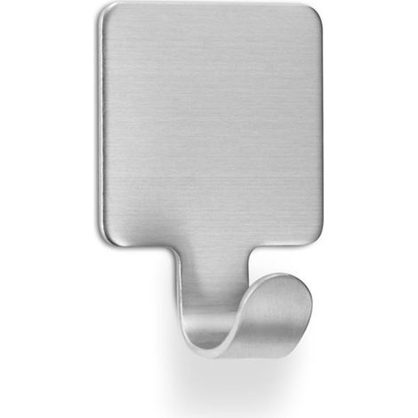 CROCHET ADHÉSIF CARRÉ MÉTAL BROSSÉ BLISTER X 1 INOFIX 2077-1- (1/4)