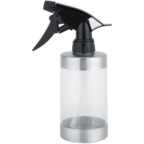 Conception de pulvérisation à gâchette en acier inoxydable + arrosoir en acrylique, bouteille de pulvérisation d'eau, pot d (1/4)