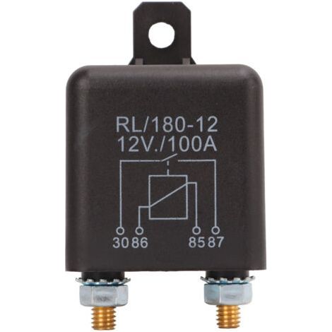 Relé de arranque con aislamiento de batería para automóviles, motocicletas, arrancadores, motores, GPS, 12 V (1/5)