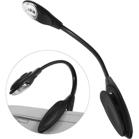 XTYPE Livre lumière LED Lampe de Lecture Flexible Facile Clip (1/5)