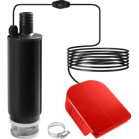 Pompe submersible sans fil compatible avec batterie Milwaukee 18V, mini adaptateur de pompe à eau, diesel, eau, carburant avec filtres à sédiments (1/5)