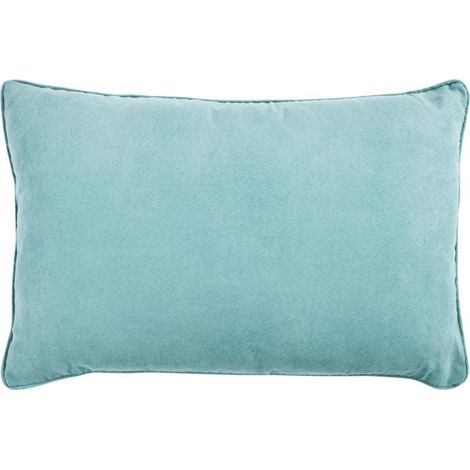 SUEDEN - Coussin en suédine bleu clair 60x40 (1/4)