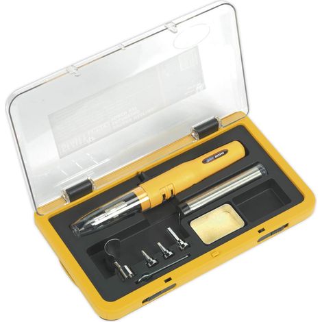AK2946 Kit chalumeau fer à souder au butane 8 pièces (1/3)