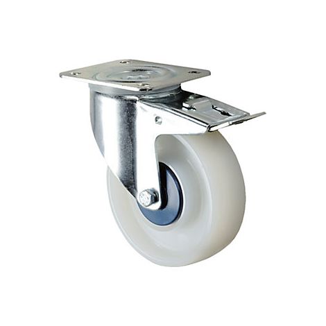 TENTE  Ruota in poliammide  bianca  Ø x larghezza ruota 100 x