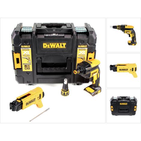 DeWalt DCF 620 18 V Trapano avvitatore per cartongesso in valigetta TSTAK II + DeWalt DCF 6201 Caricatore per viti per Trapano- - senza batteria, senza caricatore (1/5)