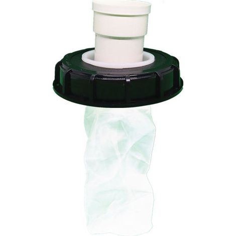 AGE Accessoires de baril de tonne IBC couvercle en plastique de baril de tonne 163mm avec filtre couvercle supérieur de baril de tonne filtre de baril de tonne (tête droite) (1/3)