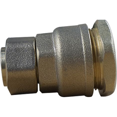 Manchon Laiton droit PEHD Ø20 Femelle Écrou libre 1/2" (15/21) - ACS 16 Bar - Arco (1/2)