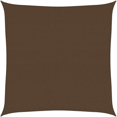 Vela Parasole Telo Ombra Parasole a Vela 160 g/m² Marrone 4,5x4,5 m in HDPE (1/4)