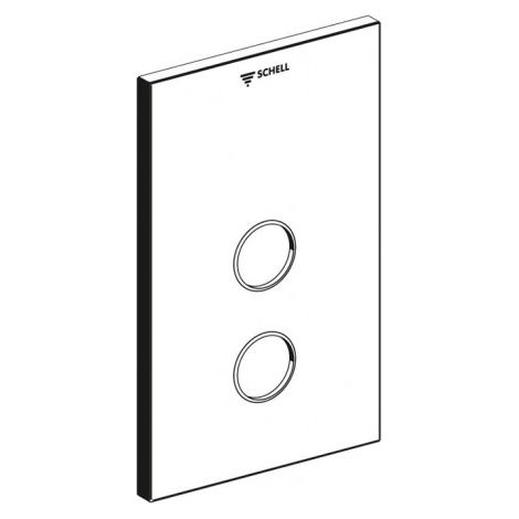Plaque frontale LINUS D-SC-T pour douche UP, 273x173, acier inoxydable