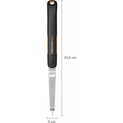 Raspador de jardín FISKARS XACT para la eliminación de adoquines, lechada, maleza y musgo. (1/5)