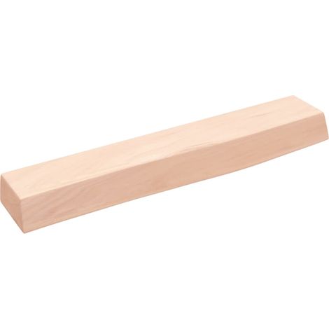 Maison Exclusive - Wandregal 60x10x6 cm Massivholz Eiche Unbehand (1/5)