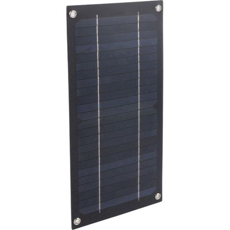 Panneau Solaire - Silicium Monocristallin - 18 V - Contrôleur De Charge 100 A - Pour Camping-Car Et Extérieur - Kit Complet (1/5)